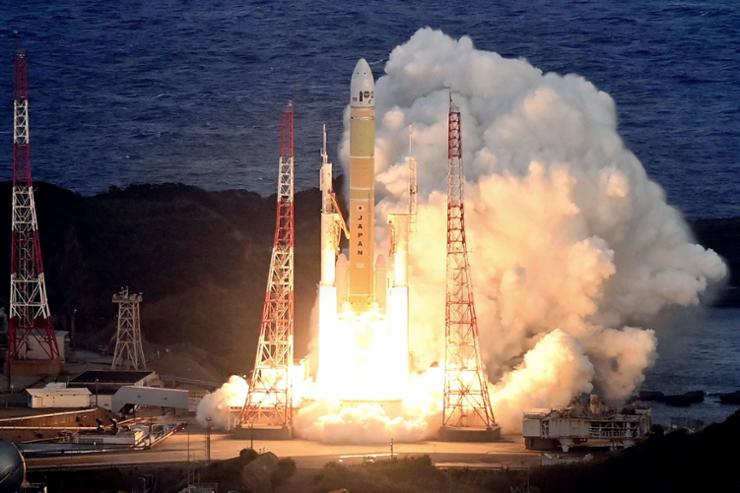 Japan Launches Navigation Satellite On New Flagship Rocket